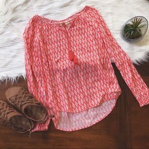 Coral Blouse